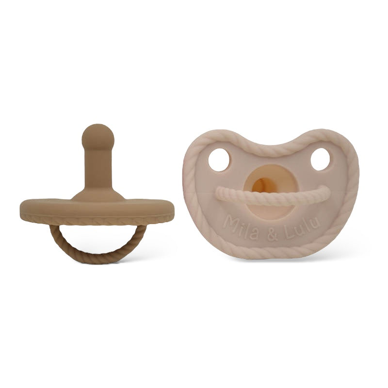 Round Shape Silicone Pacifier set of 2